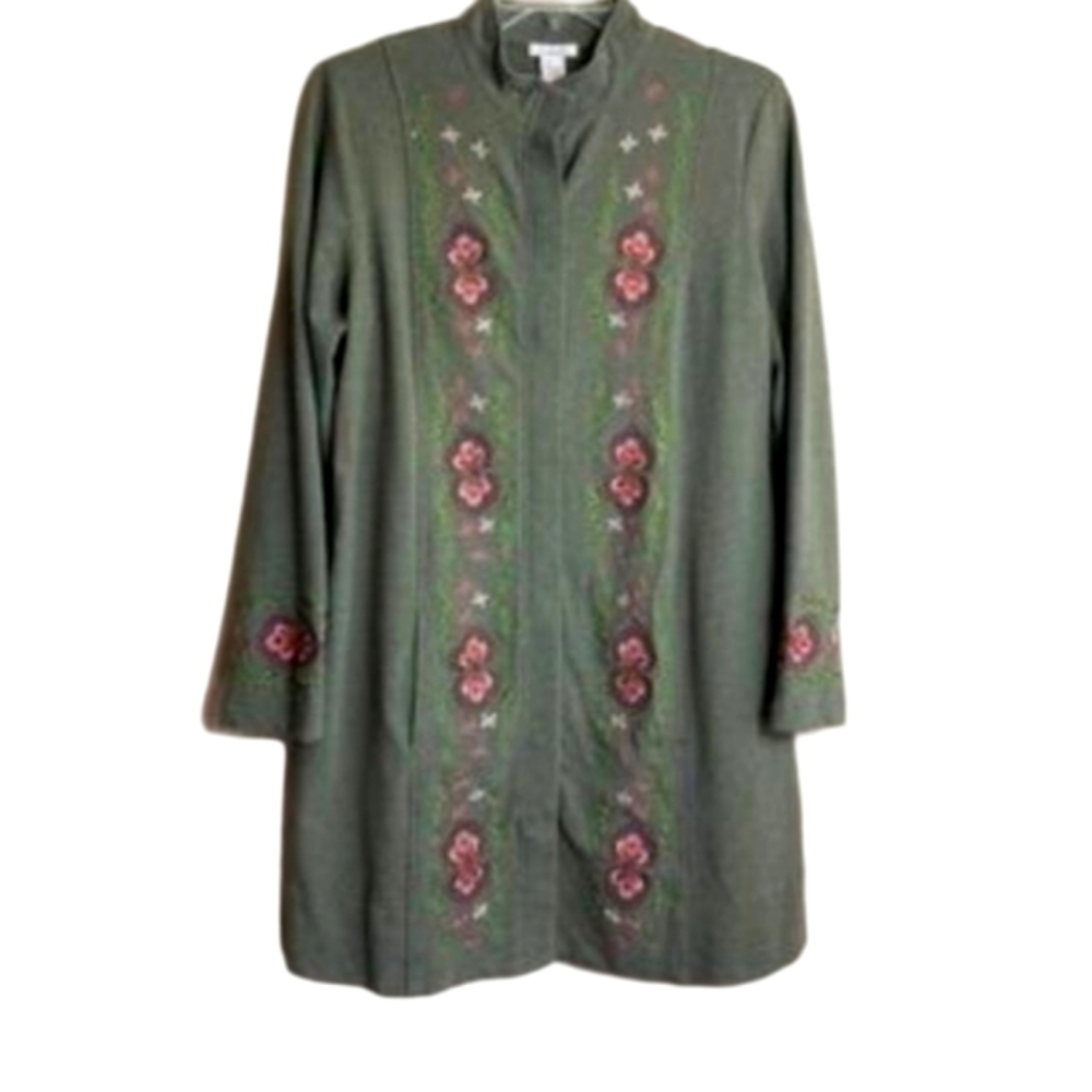 Sundance Royal Ambrosia Embroidered Jacket Size Small